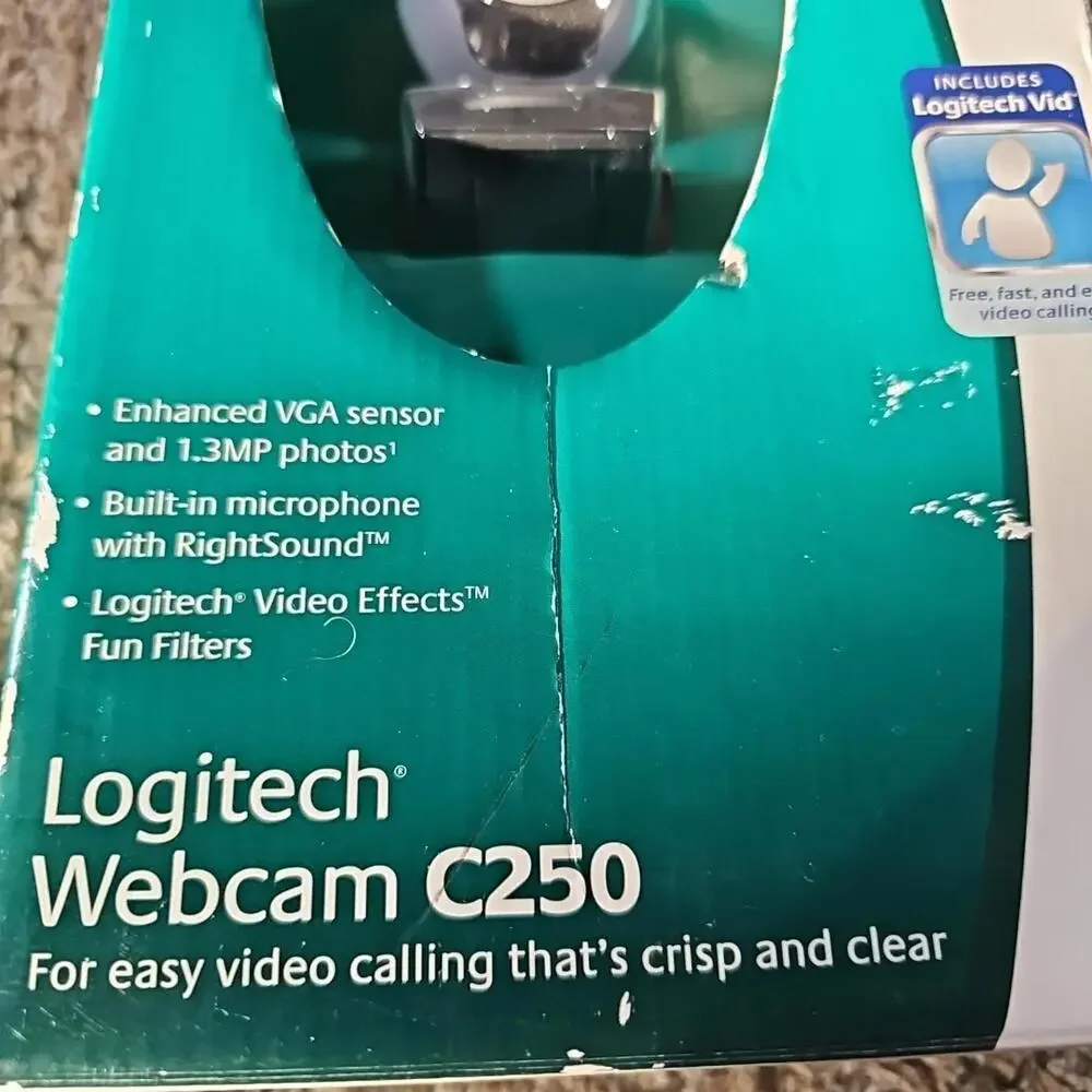 Logitech C250 Web Cam NIB